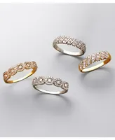 Diamond Multi-Row Band (1/5 ct. t.w.) 10K White, Yellow or Rose Gold