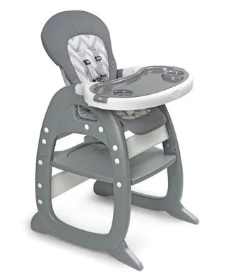Badger Basket Envee Ii Baby High Chair with Playtable Conversion