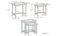 Skyler 2pc Nesting Tables