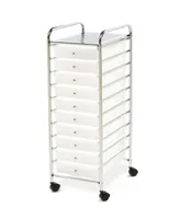 Seville Classics 10 Drawer Organizer Cart