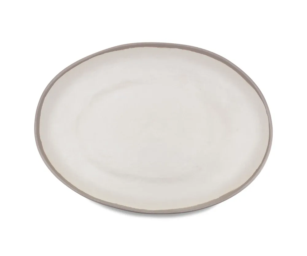 Q Squared Potter Stone Melaboo Oval Platter