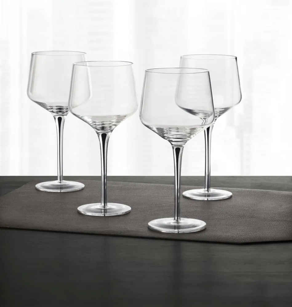 Oneida Bottoms Up Wine Glasses, Set of 4