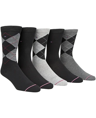 Tommy Hilfiger Men's 5-Pk. Argyle Premium Crew Socks