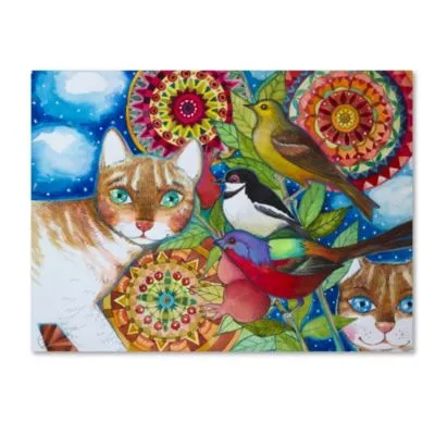 Oxana Ziaka Mandala Cats Canvas Art Collection