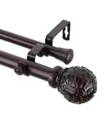 Rosy Double Curtain Rod 1 Od