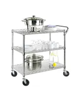 Seville Classics 3 Shelf Utility Cart