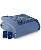 Shavel Micro Flannel To Ultra Velvet Electric Comforter Blanket Collection