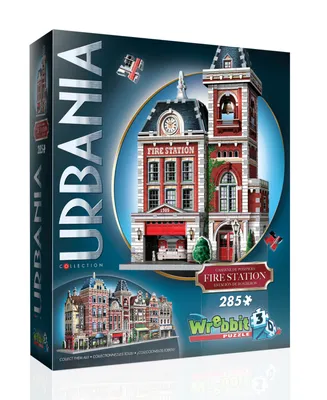 Wrebbit Urbania Collection - Fire Station 3D Puzzle- 285 Pieces
