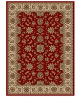 Closeout!! Km Home Pesaro Meshed Red 3'3" x 4'11" Area Rug