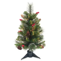 National Tree 24" Fiber Optic Crestwood Spruce Tree