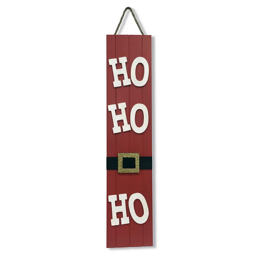 National Tree 28" Hanging Sign "HoHoHo"