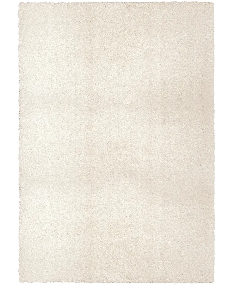 Orian Cotton Tail Solid 6'7" x 9'6" Area Rug