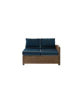 Bradenton Outdoor Wicker Sectional Right Corner Loveseat With Cushions