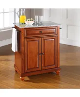 Cambridge Solid Granite Top Portable Kitchen Island