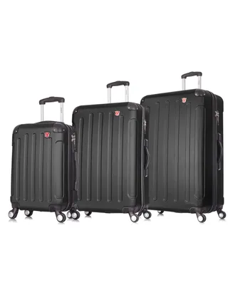 Dukap Intely 3-Pc. Hardside Tech Luggage Set