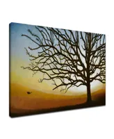 Ready2HangArt, 'Single Leaf' Tree Canvas Wall Art