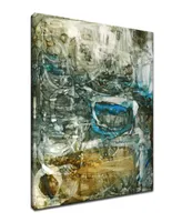 Ready2HangArt, 'Ravine Falls Ii' Abstract Canvas Wall Art