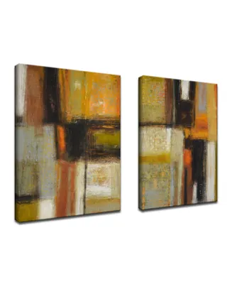 Ready2HangArt, 'Down to Earth I/Ii' 2 Piece Abstract Canvas Wall Art Set