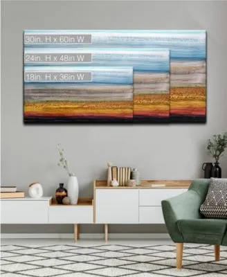 Ready2hangart Sky Ground Abstract Canvas Wall Art Collection