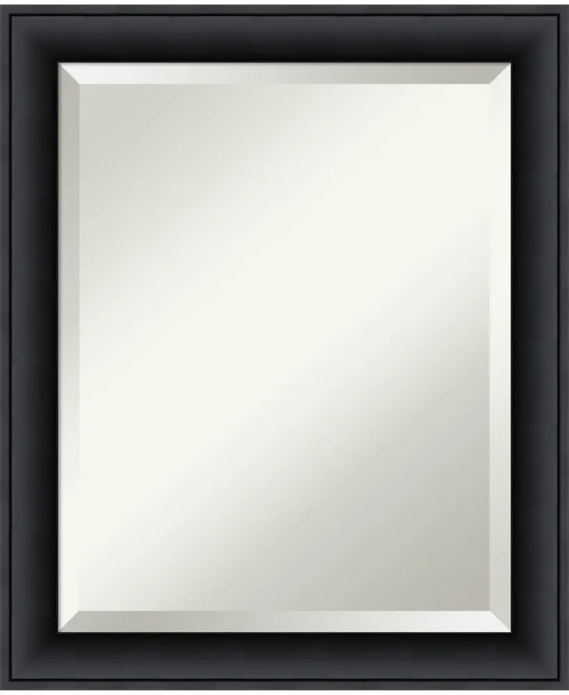 Amanti Art Nero 19x23 Bathroom Mirror