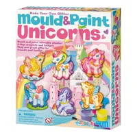 4M Make Your Own Glitter Mould And Paint Unicorns Kit