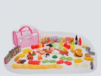 Gi Go Toy 120 Piece Play Food In Carry Bag