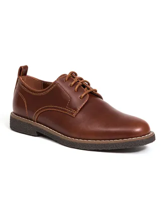 Deer Stags Little and Big Boys Zander Memory Foam Dress Comfort Oxford