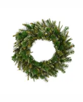 Vickerman 48 inch Cashmere Artificial Christmas Wreath Unlit