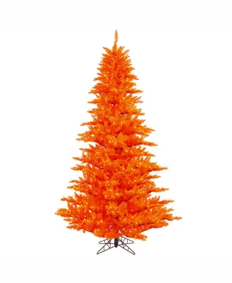 Vickerman 3' Orange Fir Artificial Christmas Tree