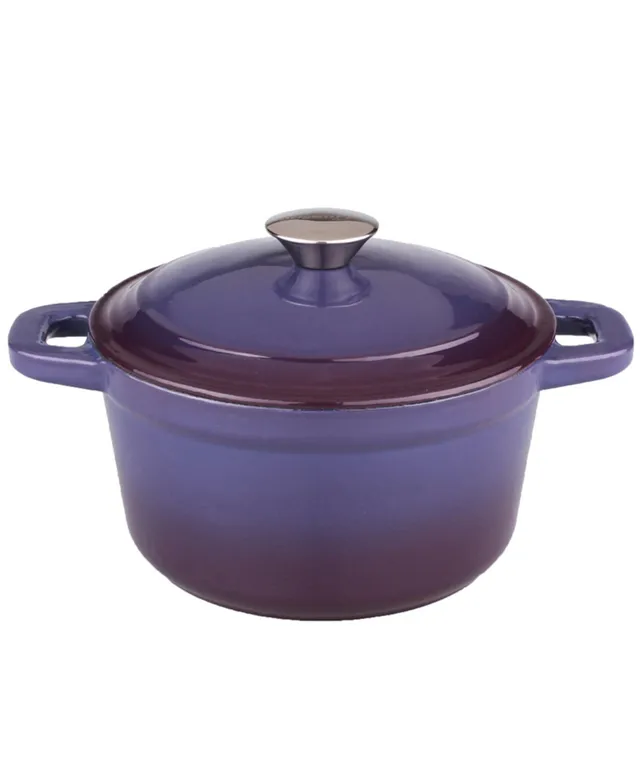 BergHOFF Neo 5 qt Cast Iron Oval Covered Casserole, Green