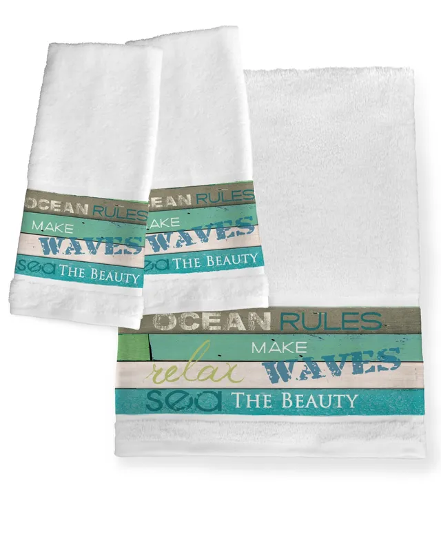 Outdoor Oasis Printed Multi Leaves Beach Towel, Color: Multi - JCPenney