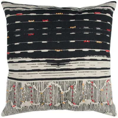 Rizzy Home Striped Polyester Filled Decorative Pillow