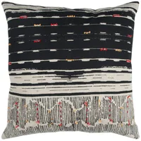 Rizzy Home Striped Polyester Filled Decorative Pillow