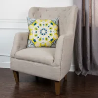 Rizzy Home Medallion Polyester Filled Decorative Pillow