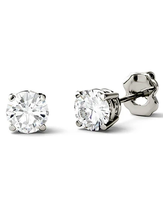 Moissanite Stud Earrings (1 ct. t.w. Diamond Equivalent) in 14k White or Yellow Gold