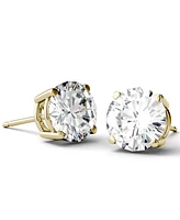 Moissanite Stud Earrings (3 ct. t.w. Diamond Equivalent) 14k White or Yellow Gold