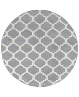 Surya Horizon Hrz-1001 Medium Gray 7'10" Round Area Rug