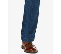 Haggar Men's Stretch Denim Classic-Fit Flat Front Pants