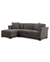 Elliot Ii 107" 2-Pc. Fabric Chaise Sectional Apartment Sofa, Created for Macy's