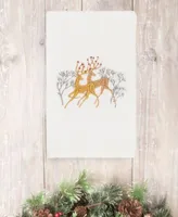 Linum Home Christmas Deer 100 Turkish Cotton Hand Towels