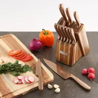 Cambridge Rame 12-Piece Cutlery Set with Knife Block