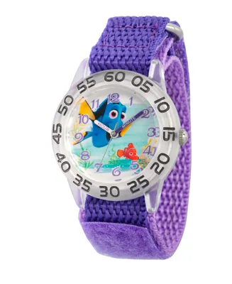 Disney Finding Dory Nemo and Dory Girls' Plastic Time Teacher Watch