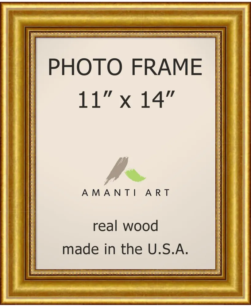 Amanti Art Townhouse Gold 11" X 14" Opening Wall Picture Photo Frame