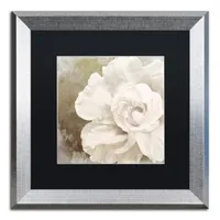 Color Bakery 'Petals Impasto Ii' Matted Framed Art, 16" x 16"