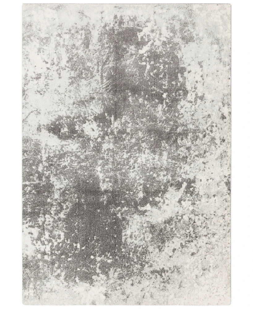 Livabliss Aberdine Abe-8013 Medium Gray 7'10" x 10'6" Area Rug
