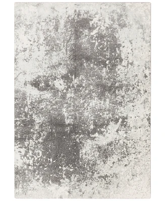Livabliss Aberdine Abe-8013 Medium Gray 7'10" x 10'6" Area Rug
