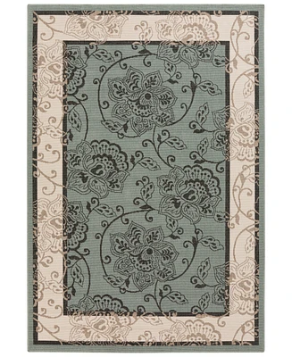 Livabliss Alfresco Alf-9594 Sage 2'3" x 7'9" Runner Area Rug, Indoor/Outdoor