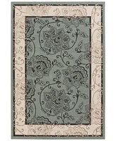 Livabliss Alfresco Alf-9594 Sage 2'3" x 7'9" Runner Area Rug, Indoor/Outdoor