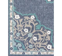 Closeout! Livabliss Alfresco Alf-9678 Charcoal 3' x 5'6" Area Rug, Indoor/Outdoor