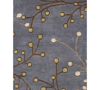 Livabliss Athena Ath-5125 Navy 4' Round Area Rug